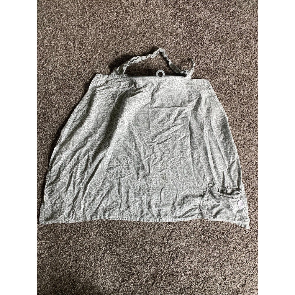 Boppy Nursing Cover Gray Floral